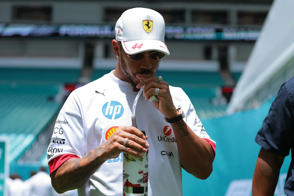 Lewis Hamilton during the 2025 Miami GP.Sam Navarro-Imagn Images
