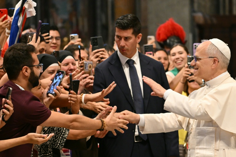 Pope Leo XIV led the Vatican's first mass for Catholic social media influencers