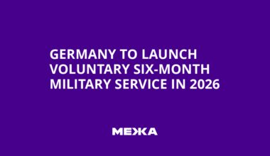 Germany to Launch Voluntary Six-Month Military Service in 2026