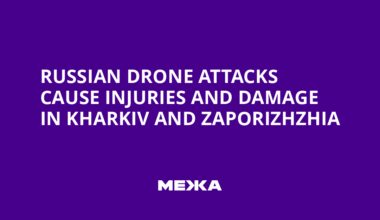 Russian Drone Attacks Cause Injuries and Damage in Kharkiv and Zaporizhzhia