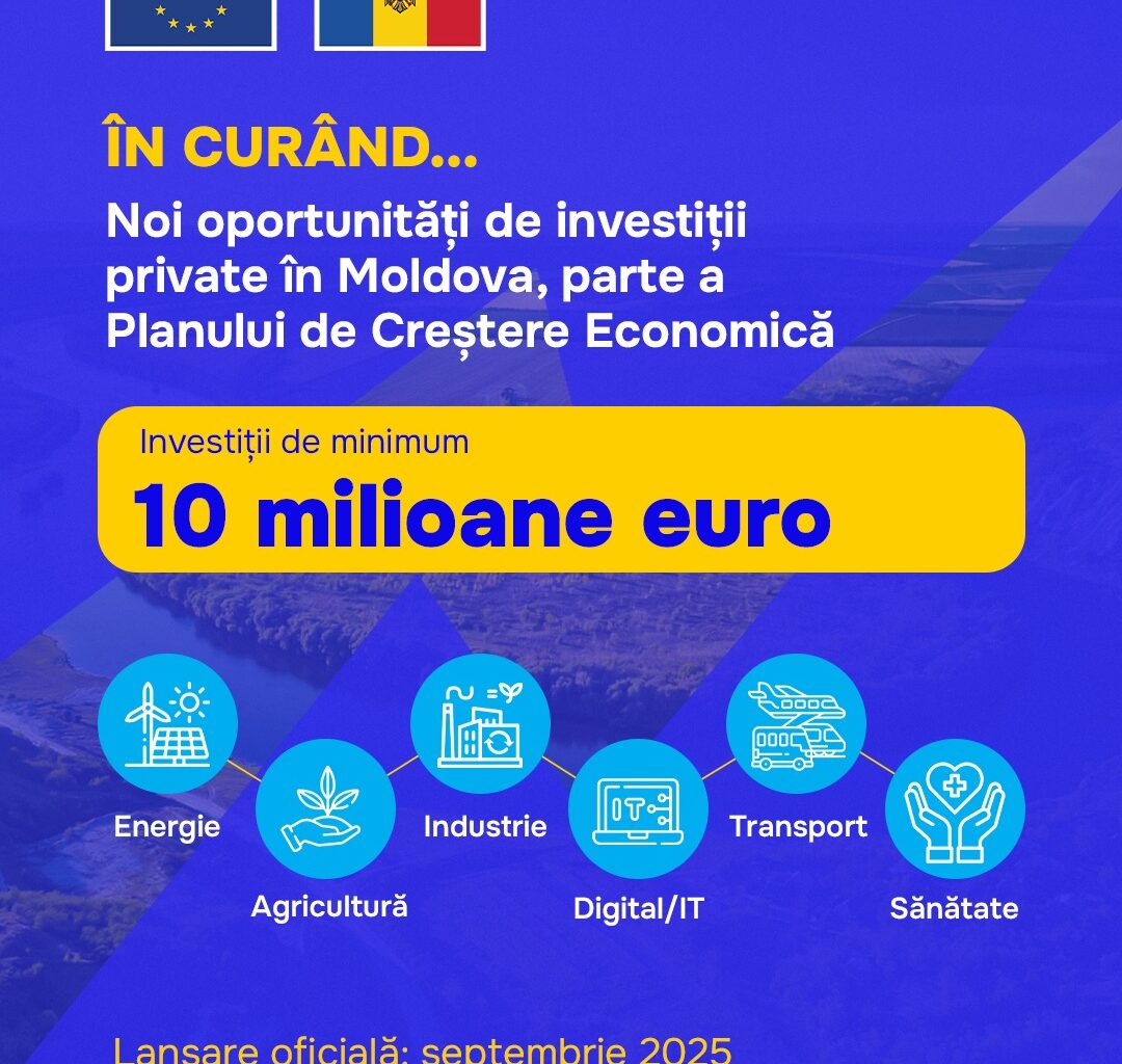 EU to launch call for investors interested in contributing to economic development of Moldova