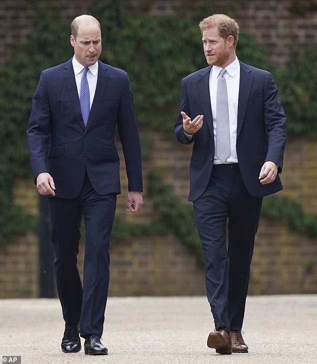 One of the last times Prince William, 43, and Prince Harry, 40, were seen together was in 2021 at the unveiling of a statue at Kensington Palace in dedication to their mother Princess Diana. Now, there are reports that William plans to eventually remove Harry's children's HRH titles