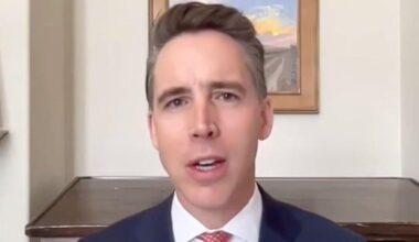 Josh Hawley Proposes $600 Tariff Rebate Checks  ‘Just for Trump Voters’ —Not Biden’s