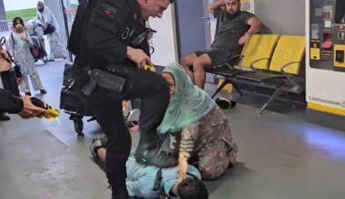 Manchester Airport brawl suspect tells court armed officer 'he attacked' is an 'uncontrolled bully with a badge'