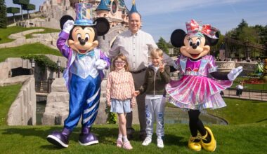Magical photos of royals visiting Disney theme parks