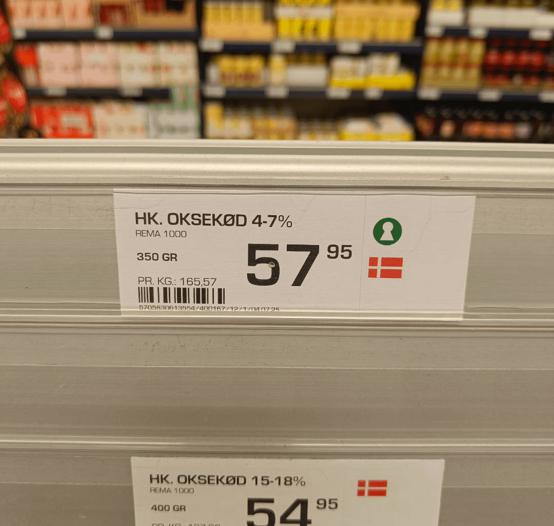 Hakket Oksekød til CEO-venlige priser