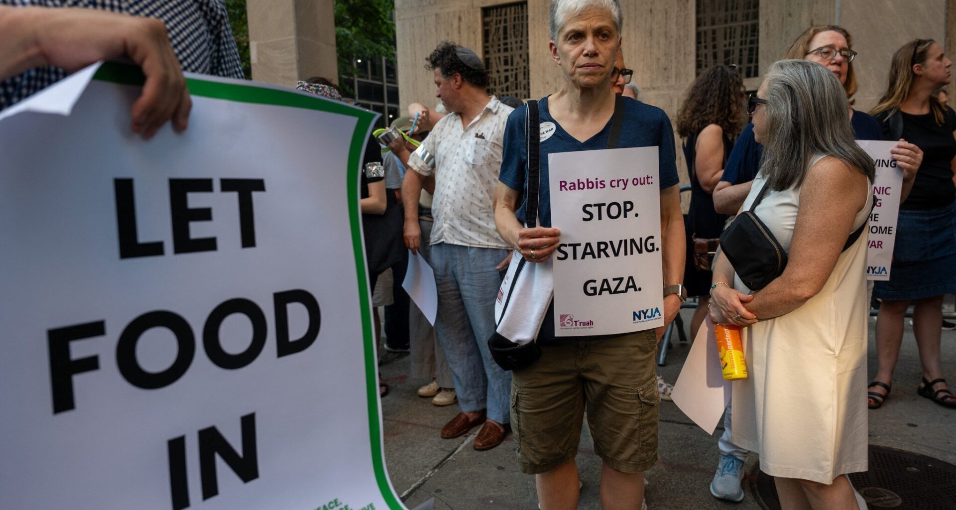 35 US rabbis arrested in separate NYC and DC demonstrations for Gaza food aid