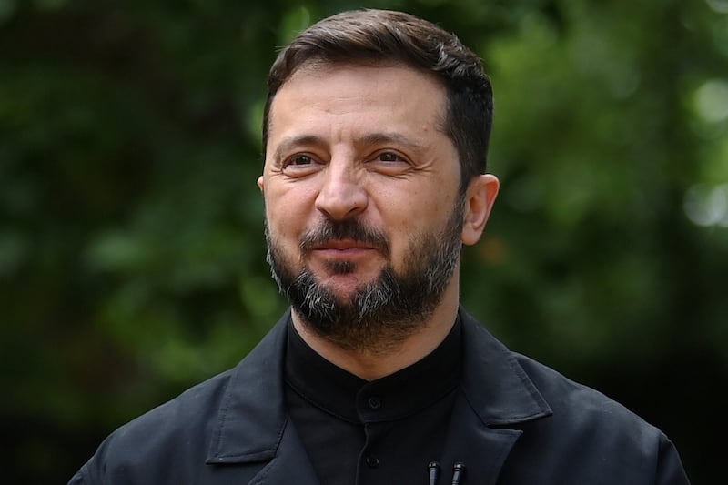 Ukrainian President Volodymyr Zelensky