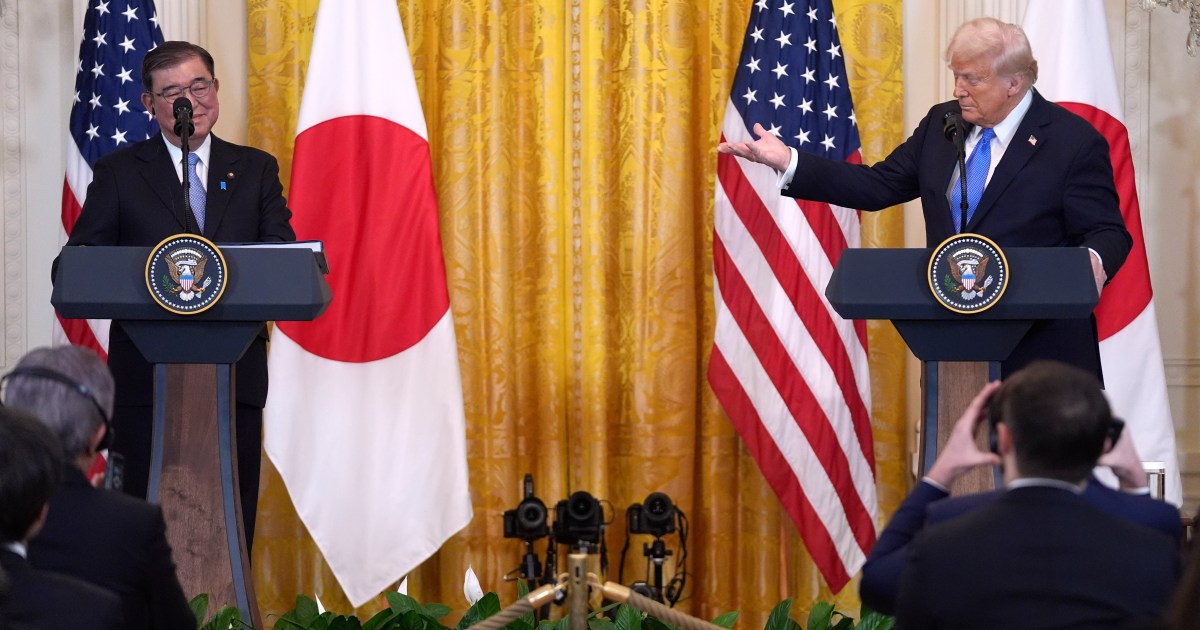 Trump announces ‘massive’ trade deal with Japan | Donald Trump News