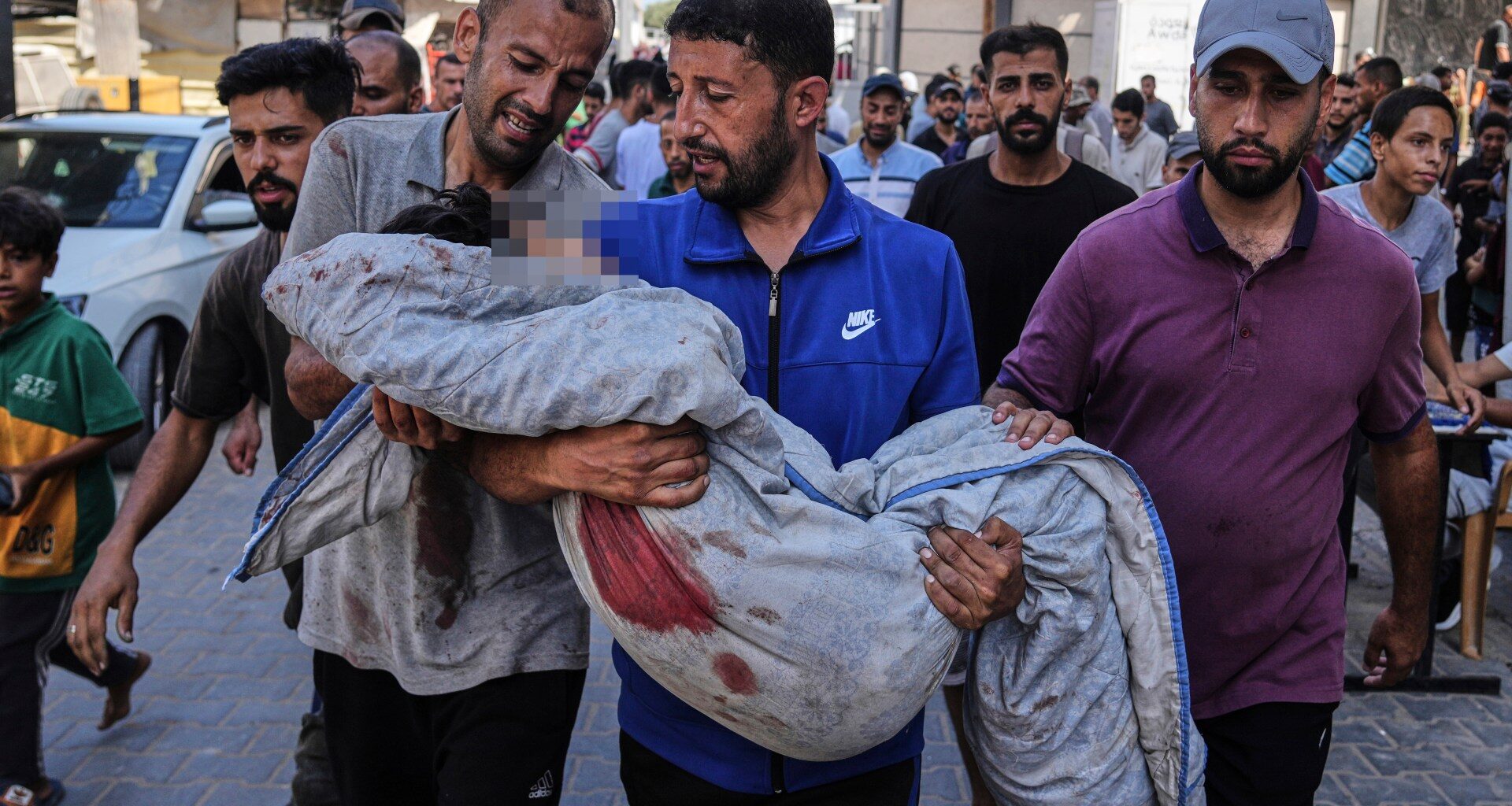 Israel bombs Gaza market, water point, as overall death toll passes 58,000 | Israel-Palestine conflict News
