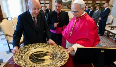 Leo XIV receives Algerian President Abdelmadjid Tebboune