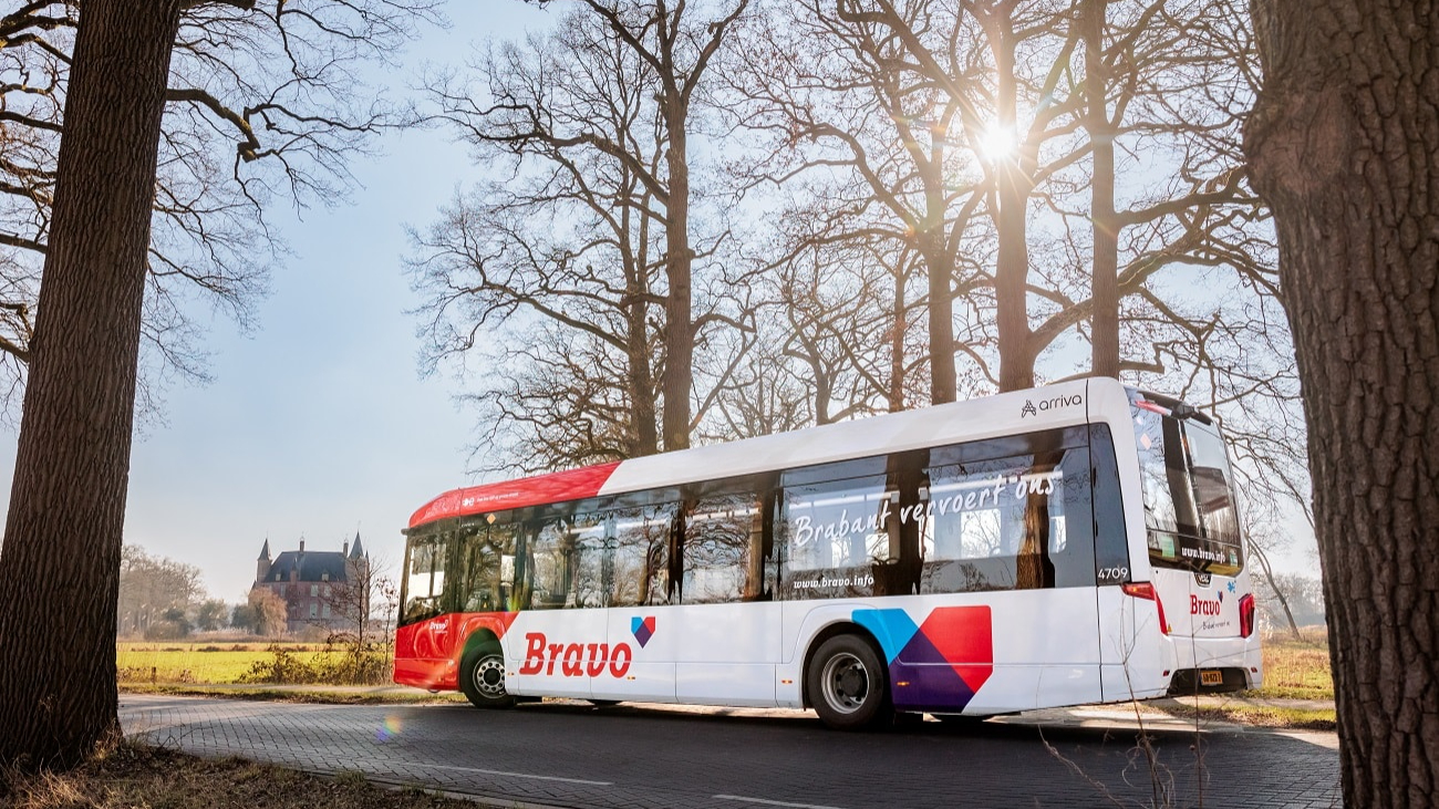 Netherlands, Arriva wins €1.6bn East Brabant contract with 170 new zero-emission buses