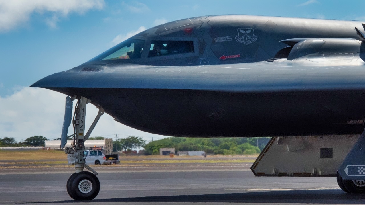 B-2 Spirit Stealth Bomber on Tarmac