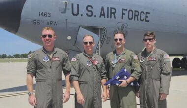 Nebraska Air National Guard rehearse readiness exercise for air refueling mission