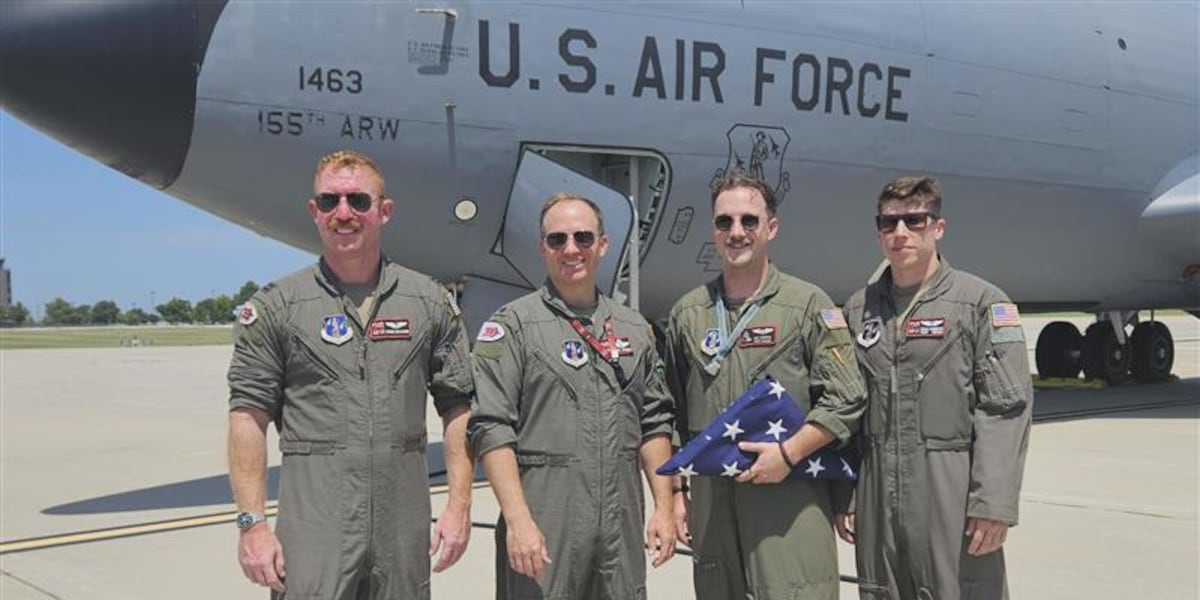 Nebraska Air National Guard rehearse readiness exercise for air refueling mission