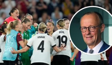 DFB-Team jubelt: Spielerinnen müssen Merz nicht treffen