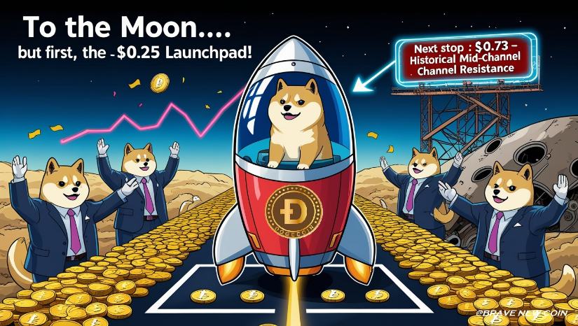 Dogecoin (DOGE) Price Prediction: Dogecoin Reclaims $0.25 as Smart Money Loads Up—September Rally Incoming?
