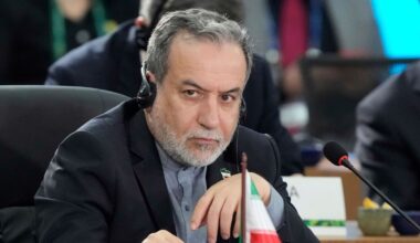 Iran’s Foreign Minister Abbas Araghchi vows to rebuild nuclear program after US-Israel strikes; says enrichment is a right, not negotiable. (AP Photo/Eraldo Peres)