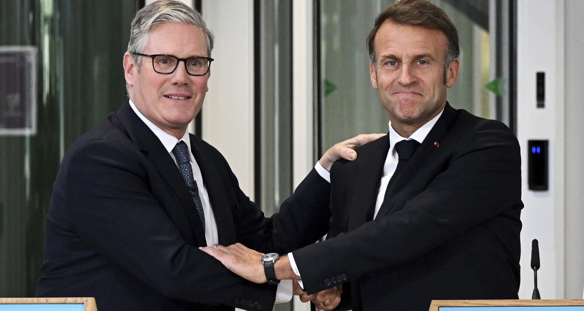 UK, French and German leaders hold a call on Gaza after Macron backs a Palestinian state