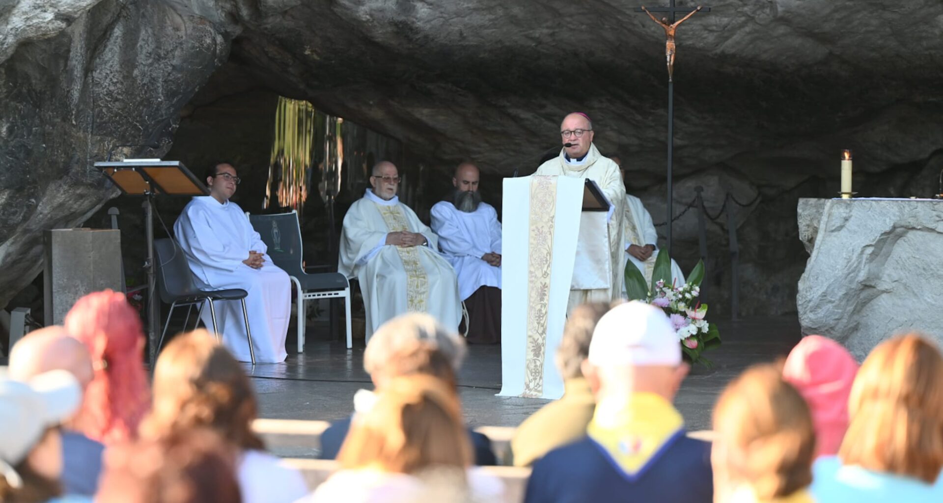 Archbishop Scicluna offers message of hope to Maltese pilgrims at Lourdes