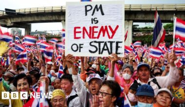 Bangkok protests: Thousands rally to call for Thai PM Paetongtarn Shinawatra to resign