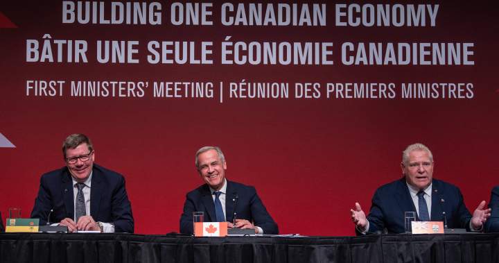 Canada’s premiers set for 3-day meeting in Ontario with trade top of mind - National