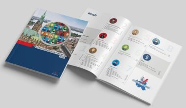 Cover and contents of the 2024 Hamburg Office for the Protection of the Constitution report