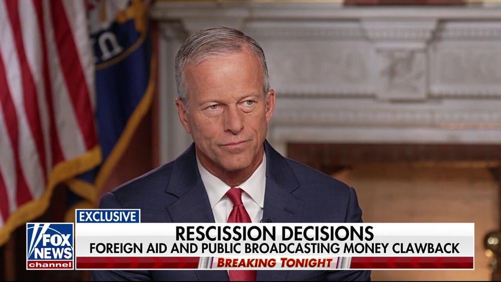 Senate Majority Leader John Thune says Republicans are ready to pass a sanctions bill against Russia—once President Trump gives the green light. “We must do everything possible to help Ukraine succeed and pressure Russia to come to the negotiating table,” Thune told Fox News.