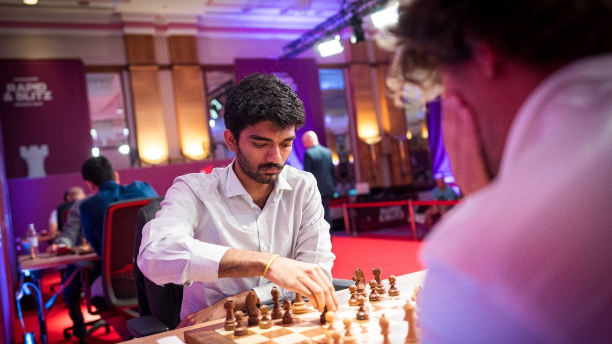 D Gukesh beats Magnus Carlsen again as he takes revenge for 'weaker players' jibe, moves into sole lead in Croatia – Firstpost