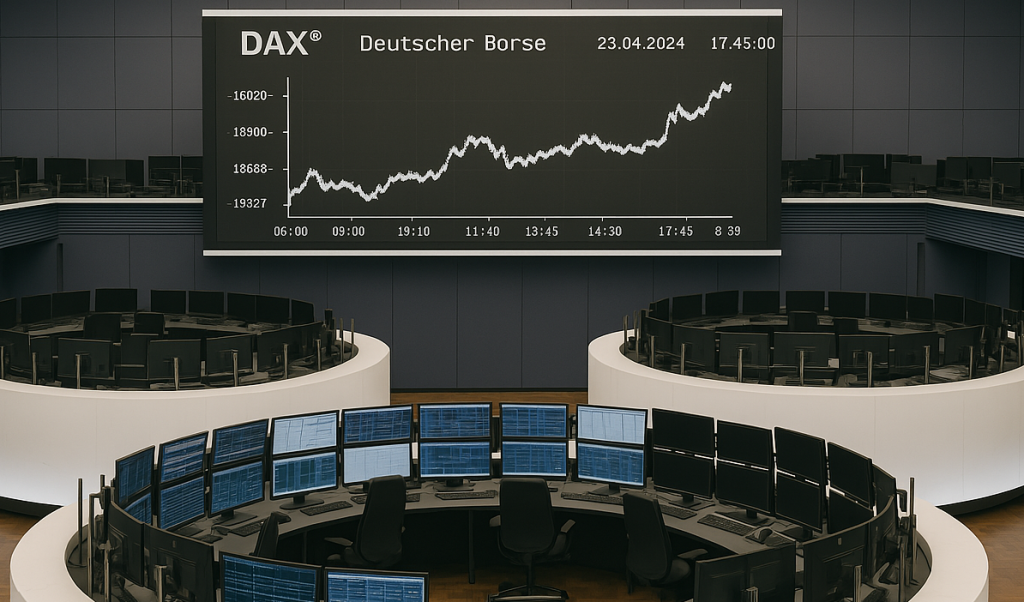 DAX Index Starts Week Strong as Trade Progress and ECB Optimism Lift Euro Stocks