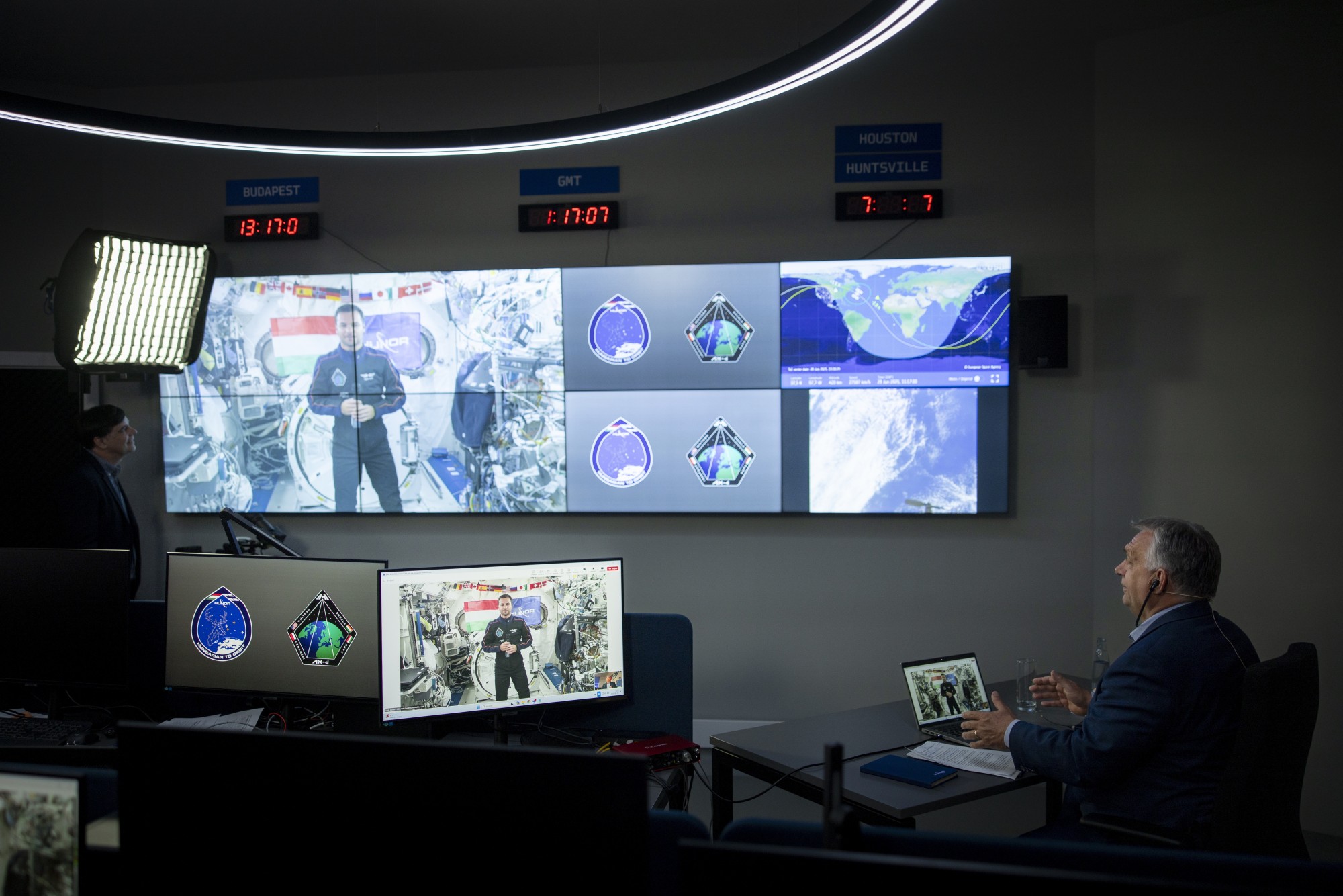 Viktor Orbán Calls the ISS: Prime Minister Speaks with Astronaut Tibor Kapu
