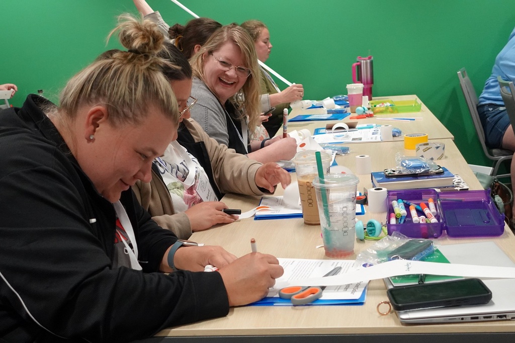 Teachers at the 2025 Pages & Pathways conference at UND