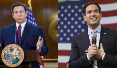 Ron DeSantis, Marco Rubio battle for second place in 2028 GOP poll