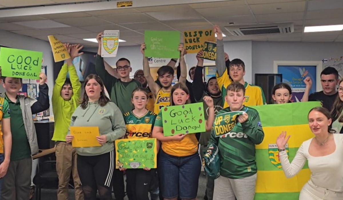 Watch: All-Ireland SFC final fever reaches Donegal Youth Service