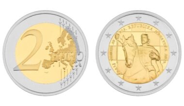 Croatian King Tomislav featured on new €2 coin