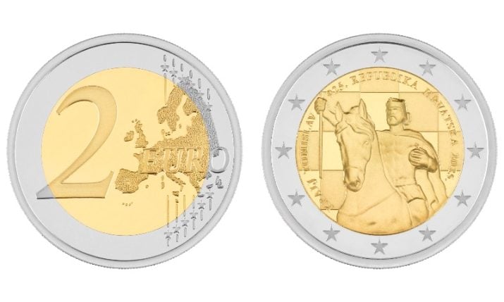 Croatian King Tomislav featured on new €2 coin