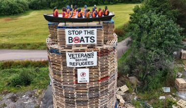 Calls to remove ‘racist’ Stop the Boats bonfire display