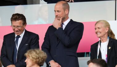 Royal support as Prince William watches England's crucial Euro 2025 match