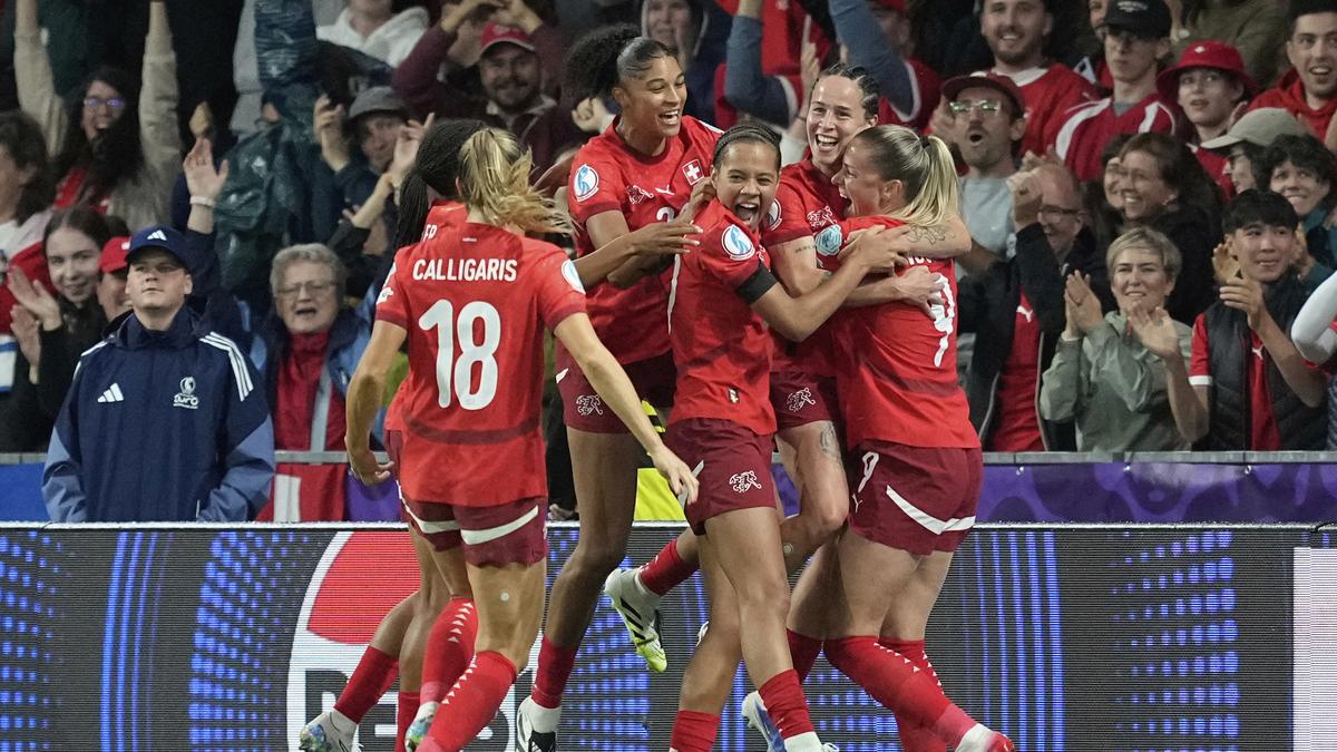 Women’s Euro 2025: Switzerland beats Iceland 2-0 to keep knockout hopes alive