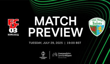 Match preview, as The New Saints travel to Luxembourg in the UEFA Conference League – TNSFC