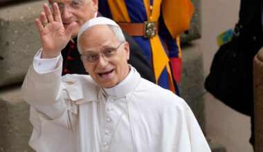 A brief encounter with Pope Leo XIV and members of the SMU community