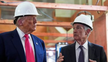 Trump-Powell tension boils over as president tours Federal Reserve