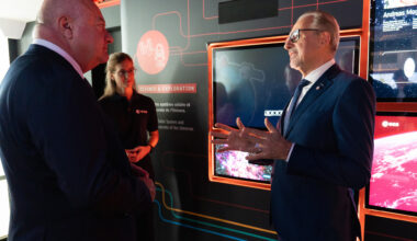 Federal Chancellor of Austria welcomed to ESA Headquarters
