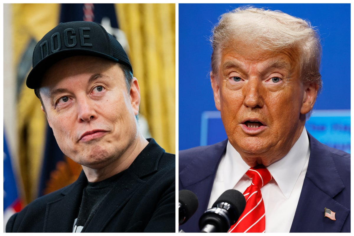 Trump live updates: President says Elon Musk ‘off the rails’ as tech boss hits back over Jeffrey Epstein