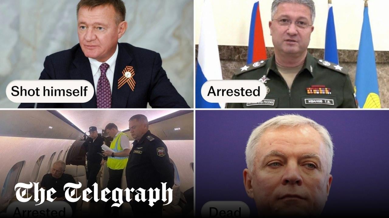 Russian elite living in fear as Putin purges take bloody toll