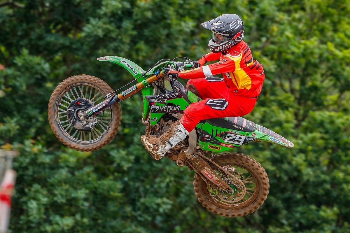 Garcia Wins First EMX250 Moto in Finland, Reisulis in Trouble