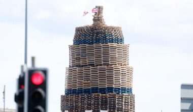 PSNI Statement on intervention at controversial Belfast Bonfire