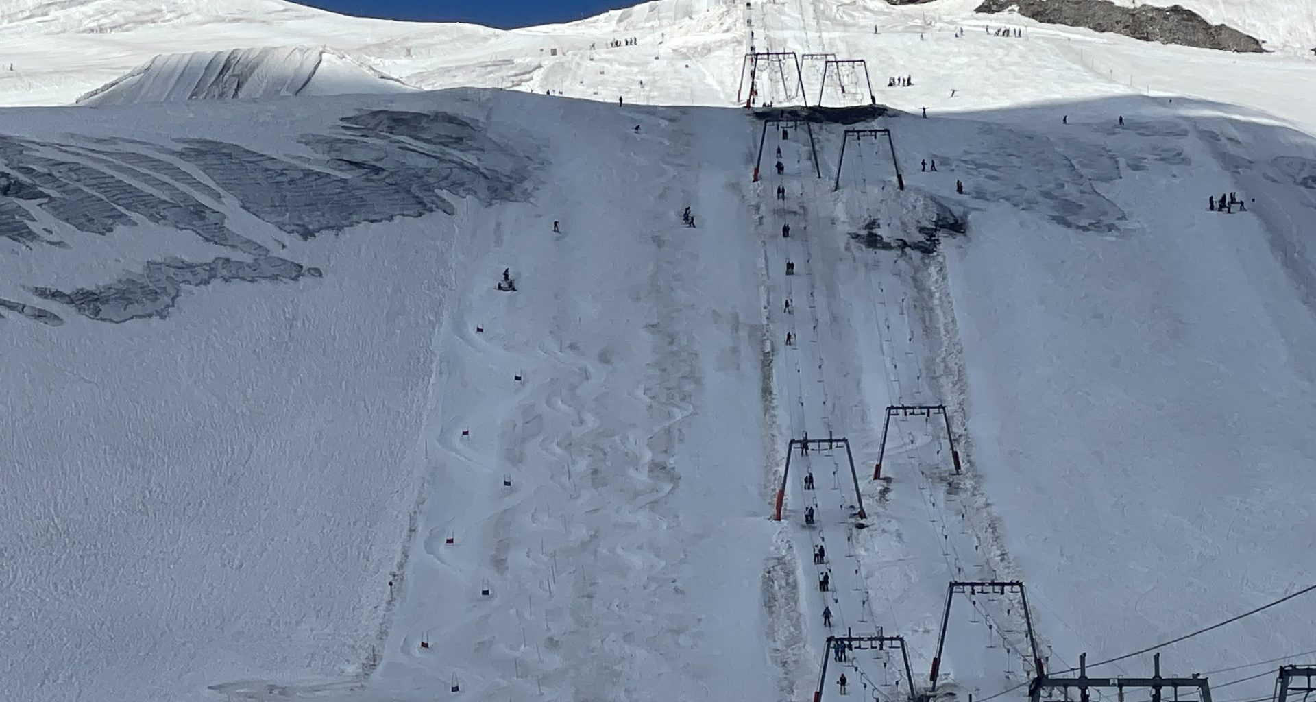 Hintertux Glacier, Austria, Conditions Report: Skiing During Europe's Heatwave
