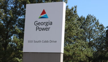 What is the significance of Georgia Power's hydrogen/natural gas test at Plant McDonough-Atkinson?