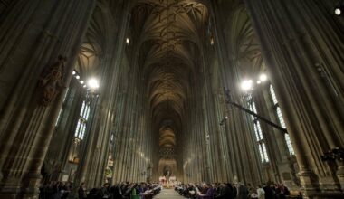 Nuncio celebrates historic Mass in Canterbury Cathedral in honour of St Thomas Becket